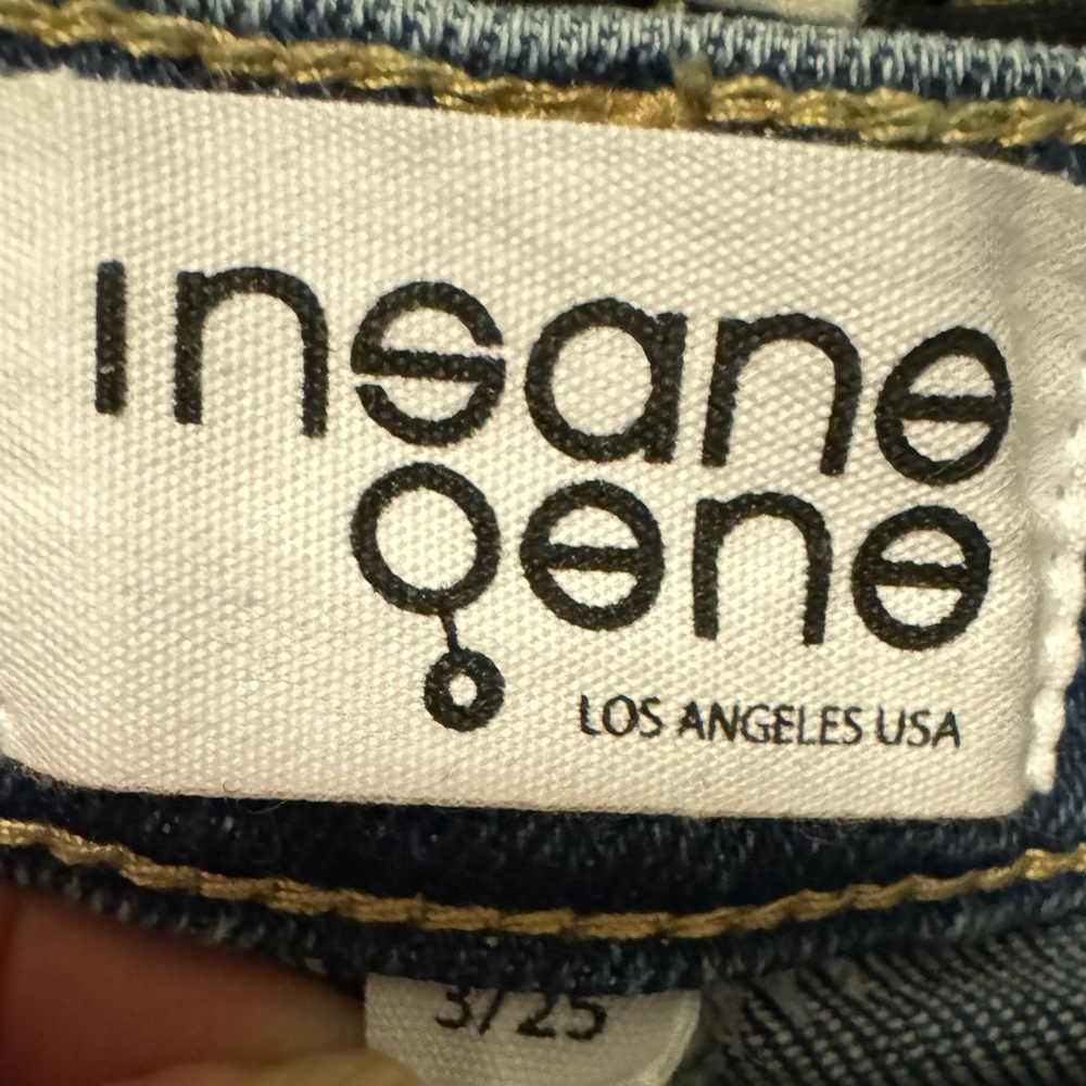 🔥5/$30🔥Insane Gene BOUTIQUE HI RISE DISTRESSED SKINNY ANKLE JEANS - Picture 6 of 8